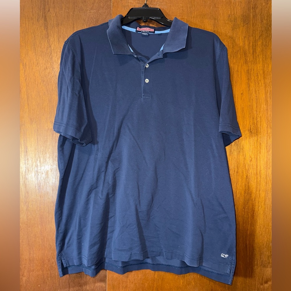 🐠 Vineyard Vines Dark Blue Polo Shirt